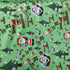 Merry Christmas Print on Poly Spandex Fabric | (4 Way Stretch/Per Yard)