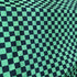 Checkerboard Print (1x1) on Nylon Spandex Fabric (Lime Green/Black) | (4 Way Stretch/Per Yard)