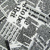 Newspaper Printed on Nylon Spandex Fabric | (4 Way Stretch/Per Yard)