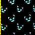 Scary Cat Print on Poly Spandex Fabric | (4 Way Stretch/Per Yard)