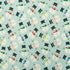 Christmas Theme Snowman Print on Poly Spandex Fabric | (4 Way Stretch/Per Yard)