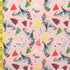 Funky Christmas Print on Poly Spandex Fabric (Pink) | (4 Way Stretch/Per Yard)