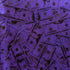 Holographic Money Print (Mixed Bills) with Purple Shiny Dots on Poly Spandex Fabric (Purple) | (4 Way Stretch/Per Yard)