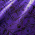 Holographic Money Print (Mixed Bills) with Purple Shiny Dots on Poly Spandex Fabric (Purple) | (4 Way Stretch/Per Yard)