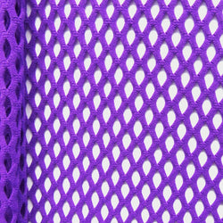 Cabaret Big Hole Fishnet Mesh Fabric (Purple) | (4 Way Stretch/Per Yard)