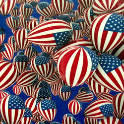America Flag Print on Poly Spandex Mesh Fabric | (4 Way Stretch/Per Yard)