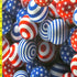 America Flag Print on Poly Spandex Mesh Fabric | (4 Way Stretch/Per Yard)