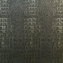 Rugged Raised Pleather Fabric (Steel) | (No Stretch/Per Yard)