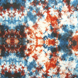 Tie Dye Print on Poly Spandex Fabric | (4 Way Stretch/Per Yard)