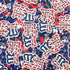 USA Print on Poly Spandex Fabric | (4 Way Stretch/Per Yard)