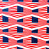 Skewed USA Flag Print on Poly Spandex Fabric | (4 Way Stretch/Per Yard)