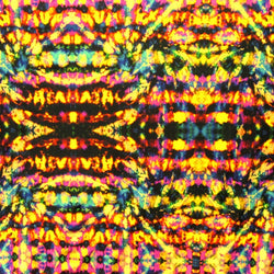 Kaleidoscope Tie Dye Print on Poly Spandex Fabric | (4 Way Stretch/Per Yard)