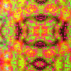 Kaleidoscope Print on Poly Spandex Fabric | (4 Way Stretch/Per Yard)