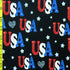 USA Freedom Print on Poly Spandex Fabric | (4 Way Stretch/Per Yard)
