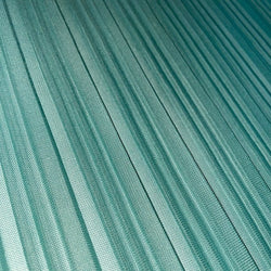 Solid Color Pleated Poly Mesh Fabric (Mint Green) | (2 Way Stretch/Per Yard)