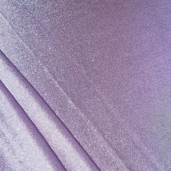 Shiny Glitter on Solid Stretch Velvet Fabric (Silver/Lavender) | (2 Way Stretch/Per Yard)