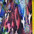 Multicolored Snake Skin Print on Poly Spandex Fabric | (4 Way Stretch/Per Yard)