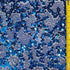 Curvy Squiggle Sequins on See Through Mesh Fabric (Blue) | (4 Way Stretch/By The Yard)