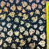 Holographic Sparkly Hearts on Poly Spandex Fabric (Gold/Black) | (4 Way Stretch/Per Yard)