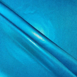 Blue Matrix Dot on Nylon Spandex Fabric | (4 Way Stretch/Per Yard)