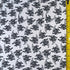 Fish Print on Poly Spandex Fabric (White/Black) | (4 Way Stretch/Per Yard)