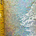 Holographic Sequins on Nylon Mesh Fabric | (4 Way Stretch/Per Yard)