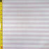 0.5" (Half Inch) Shiny Horizontal Stripes on Polyester Spandex Fabric (White/Pink) | (4 Way Stretch/Per Yard)
