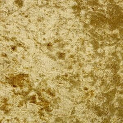 Scattered Crushed Velvet Fabric (Gold) | (4 Way Stretch/Per Yard)