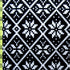 Pixel Snowflakes Print on Poly Spandex Fabric | (2 Way Stretch/Per Yard)