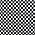 0.5x0.5" Half Inch Checkerboard Print on Polyester Spandex Fabric (White/Black) | (4 Way Stretch/Per Yard)