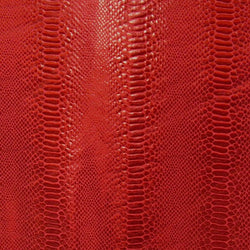 Holographic Ombre Snake Skin Print on Nylon Spandex Fabric (Red/Red) | (4 Way Stretch/Per Yard)