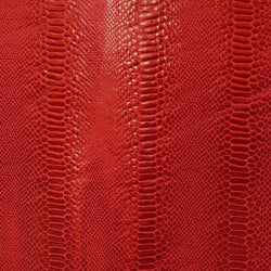 Holographic Ombre Snake Skin Print on Nylon Spandex Fabric (Red/Red) | (4 Way Stretch/Per Yard)