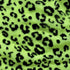 Leopard Print with Neon Green Glitter on Neon Green Stretch Mesh Fabric | (2 Way Stretch/Per Yard)