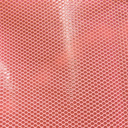 Vinyl Fabric with Clear Coating (Neon Orange) | (Non Stretch/Per Yard)