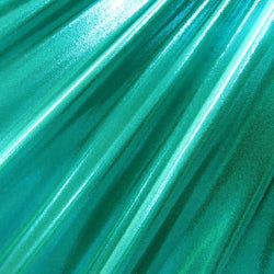 Holographic Matrix Dot on Nylon Spandex Fabric (Turquoise) | (4 Way Stretch/Per Yard)