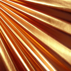 Mirror Dots on Metallic Nylon Spandex Fabric (Cantaloupe) | (4 Way Stretch/Per Yard)