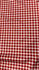 Gingham Print on Poly Spandex Fabric (Red) | (4 Way Stretch/Per Yard)