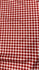 Gingham Print on Poly Spandex Fabric (Red) | (4 Way Stretch/Per Yard)