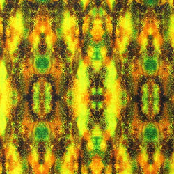 Kaleidoscope Abstract Print on Poly Spandex Fabric | (4 Way Stretch/Per Yard)