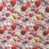Crochet Hearts Printed on Poly Spandex Fabric | (4 Way Stretch / Per Yard)