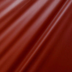 Solid Color Pleather on Polyester Fabric (Barn Red) | (4 Way Stretch/Per Yard)