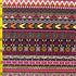 Darkened Aztec on Poly Spandex Fabric | (4 Way Stretch/Per Yard)