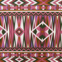 Kaleidoscope Abstract Print on Poly Spandex Fabric | (4 Way Stretch/Per Yard)
