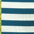 Horizontal Stripes on Cotton Spandex Fabric (White/Mallard) | (4 Way Stretch/Per Yard)