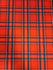 Simple Plaid Print on Poly Spandex Fabric (Red) | (4 Way Stretch/Per Yard)