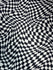 Checkerboard Swirl Print on Poly Spandex Fabric | (4 Way Stretch/Per Yard)