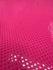 Dots with Holographic Foil Print on Poly Spandex Fabric (Coral/Neon Coral) | (2 Way Stretch/Per Yard)