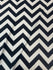 Two Inch Chevron Print on Nylon Spandex Fabric (White/Black) | (4 Way Stretch/Per Yard)