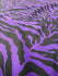 Exotic Tiger Print on Nylon Spandex Fabric (Purple/Black) | (4 Way Stretch/Per Yard)