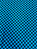 Checkerboard Print on Poly Spandex Fabric (Turquoise/Black) | (4 Way Stretch/Per Yard)